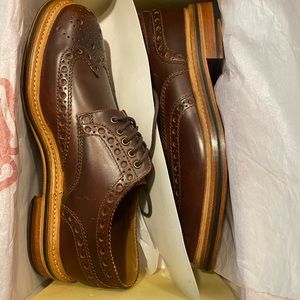 Grenson Archie brown leather men’s shoes.